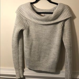 Off Shoulder Knit Sweater